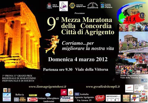 Scatta a Agrigento il “Grand Prix di Maratonine 2012”