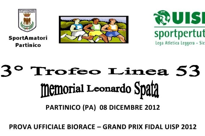 A Partinico il "Trofeo Linea 53-Memorial Spata”