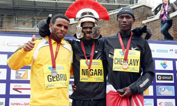 Dominio africano alla Maratona di Roma
