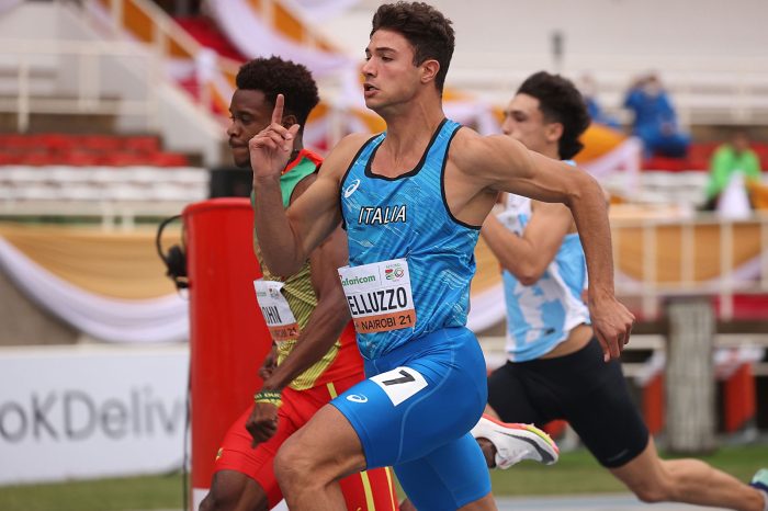 Matteo Melluzzo sesto nella finale dei 100 metri ai Mondiali U20